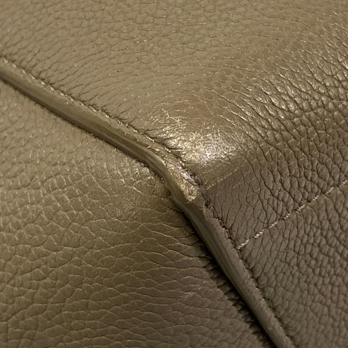 Celine Shoulder Bag Sangles Brown Leather — view 6