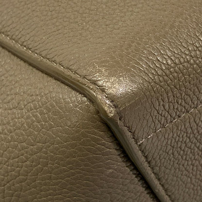 Celine Shoulder Bag Sangles Brown Leather — view 6