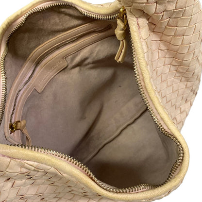 Bottega Veneta Shoulder Bag Beige Leather — view 7