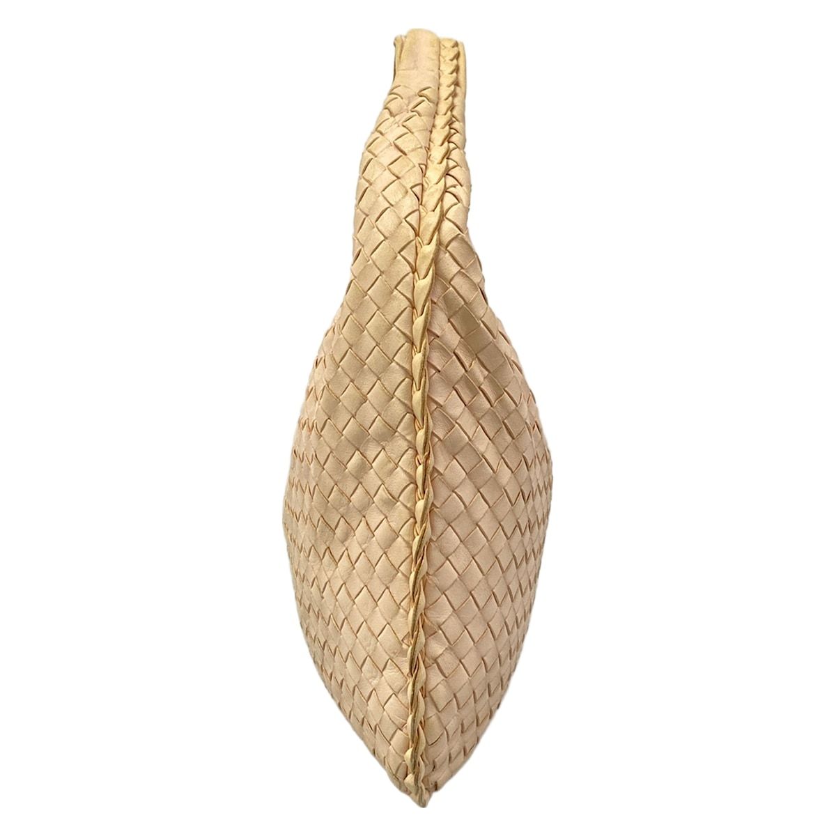 Bottega Veneta Shoulder Bag Beige Leather — view 2