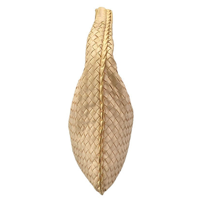 Bottega Veneta Shoulder Bag Beige Leather — view 2