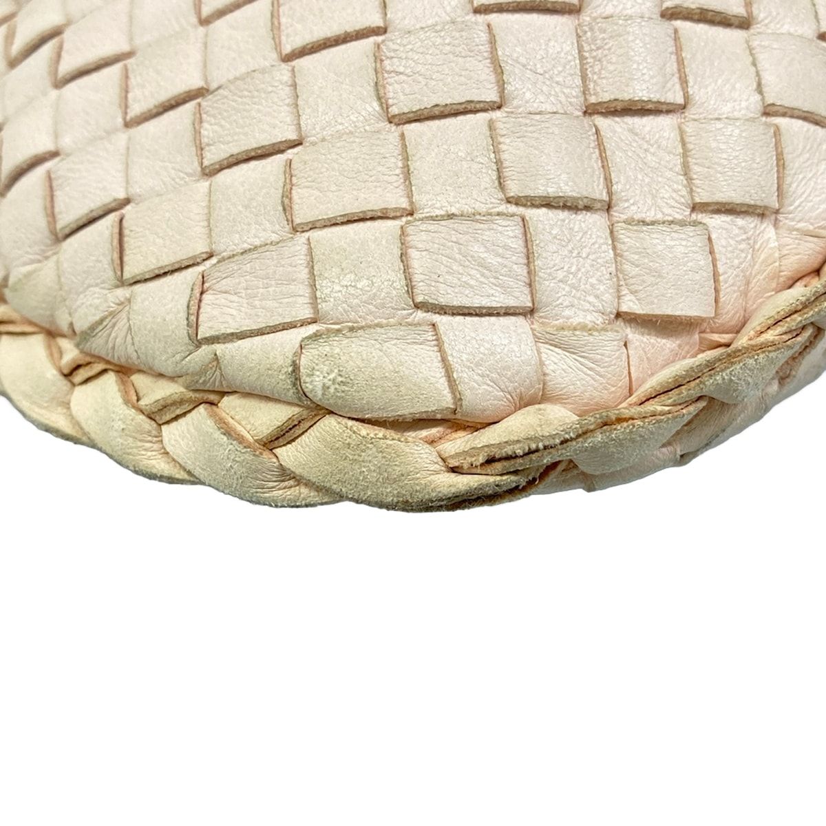 Bottega Veneta Shoulder Bag Beige Leather — view 6