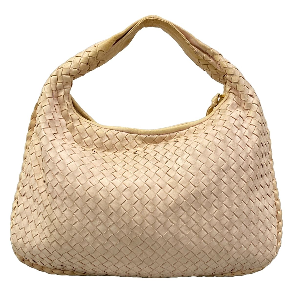 Bottega Veneta Shoulder Bag Beige Leather — view 3