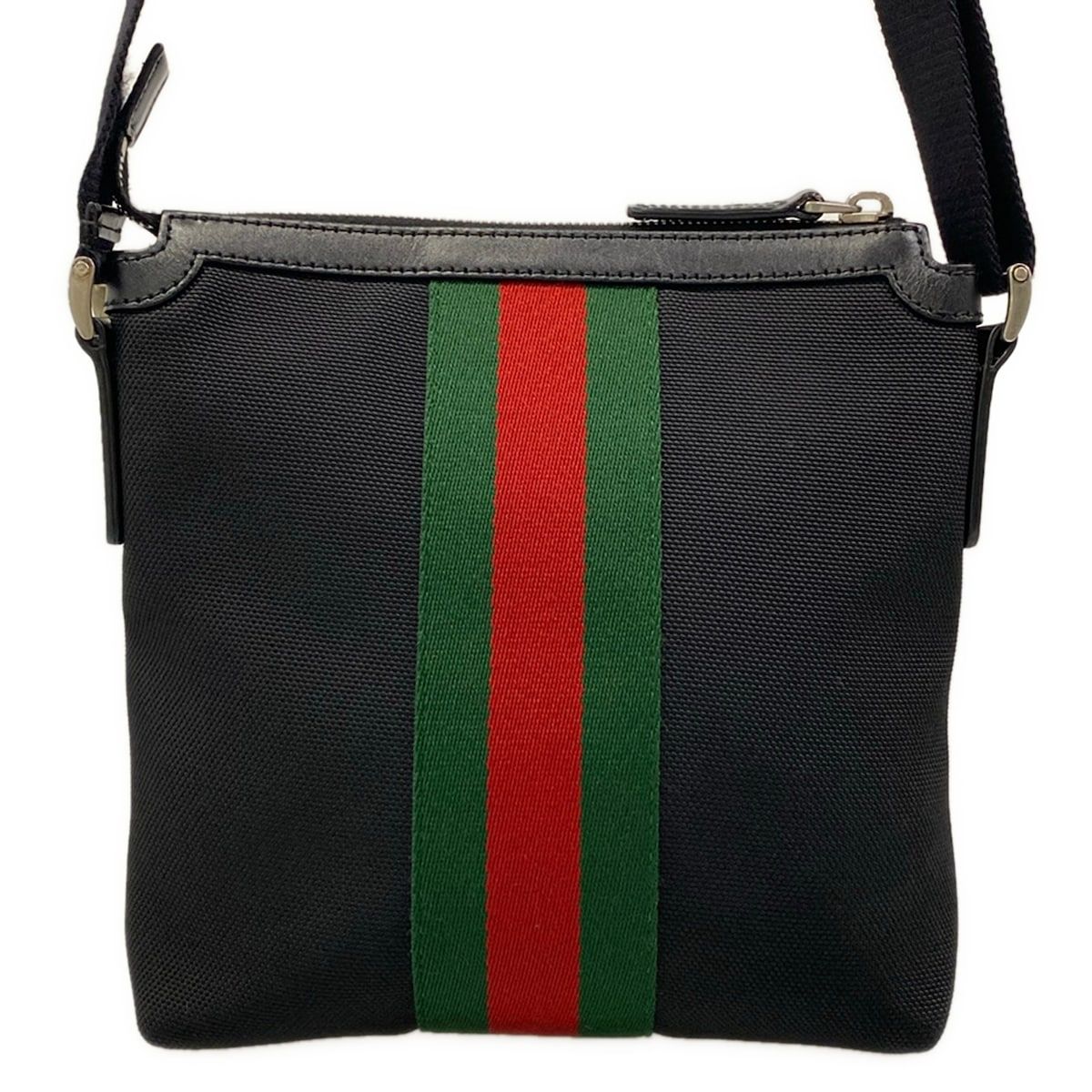 Gucci Shoulder Bag Sherry Black Leather — view 3