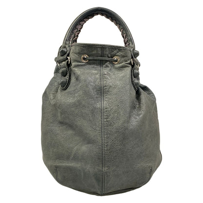Balenciaga Handbag Giant Pom Green Gray Leather — view 3