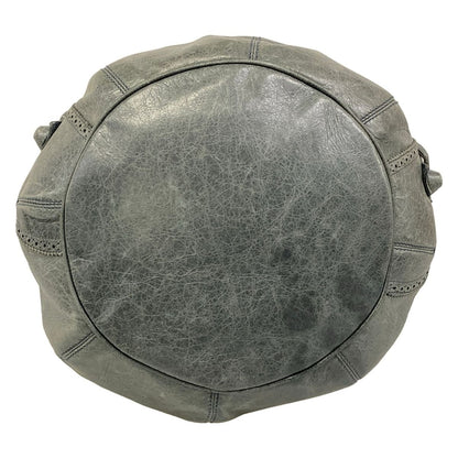 Balenciaga Handbag Giant Pom Green Gray Leather — view 5