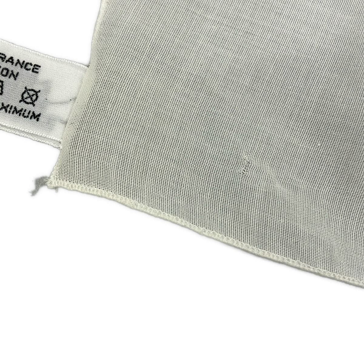 Hermes Shawl White Orange Multi Pareo Fish Cotton — view 4