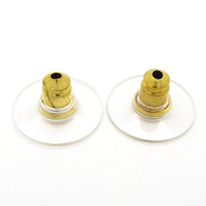 Chanel Earrings CC Logo Gold Blue Hoop — view 6