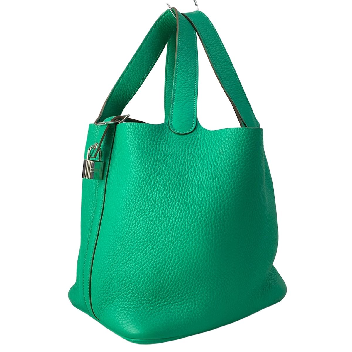 Hermes Handbag Picotin Lock Mint Silver