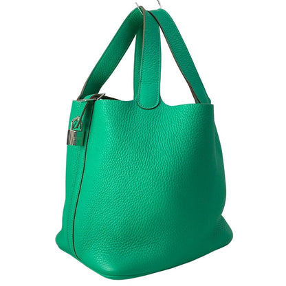 Hermes Handbag Picotin Lock Mint Silver