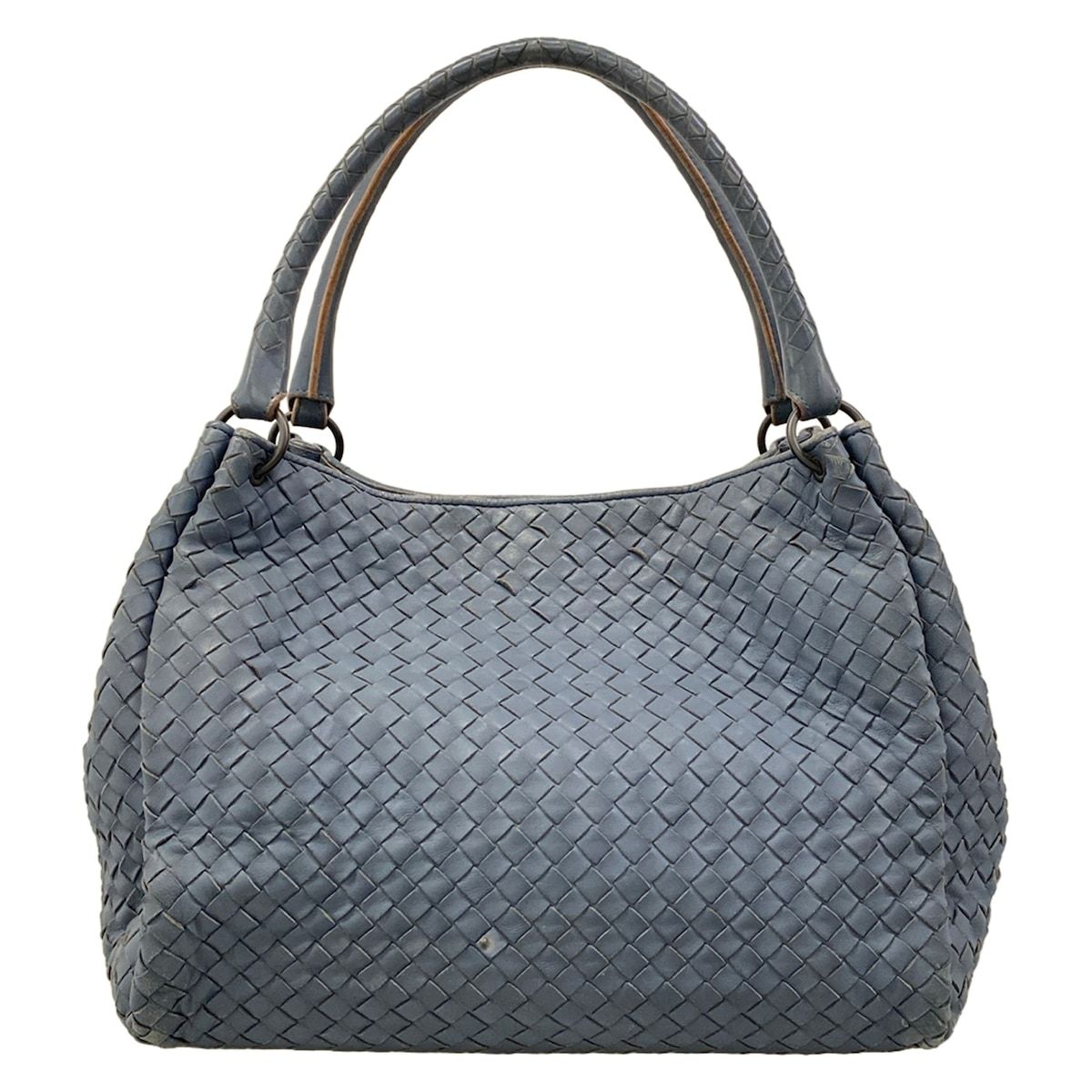 Bottega Veneta Tote Parachute Light Blue Leather — view 3
