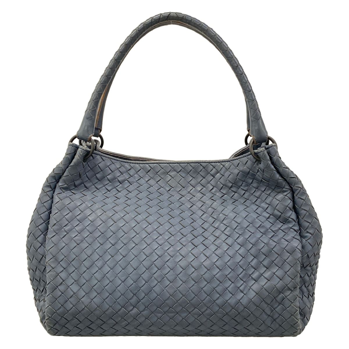 Bottega Veneta Tote Parachute Light Blue Leather