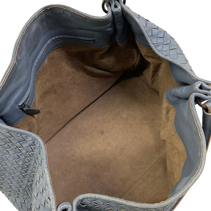 Bottega Veneta Tote Parachute Light Blue Leather — view 7
