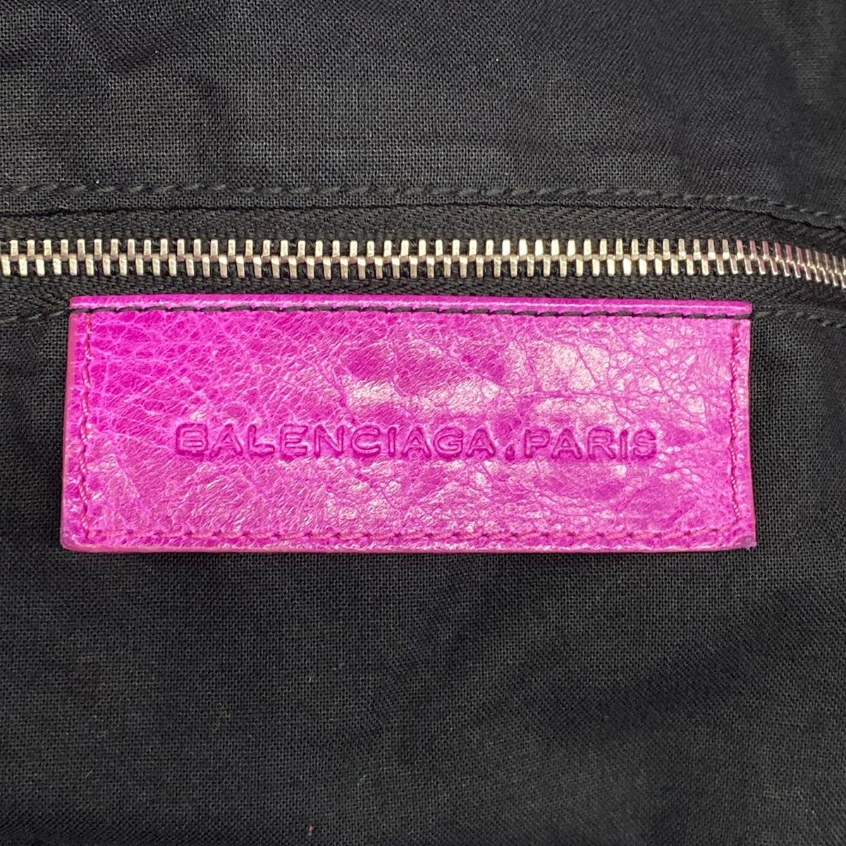 Balenciaga Tote the Giant Pom Pink Leather — view 9