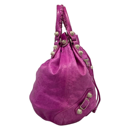 Balenciaga Tote the Giant Pom Pink Leather — view 2