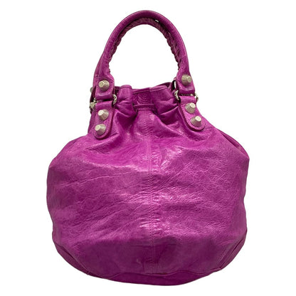 Balenciaga Tote the Giant Pom Pink Leather — view 3