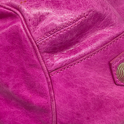 Balenciaga Tote the Giant Pom Pink Leather — view 6