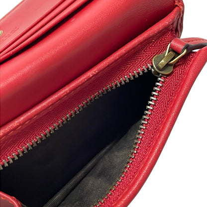Gucci Bifold Wallet GG Supreme Beige Red Multi Rhinestone Cherry Leather — view 4