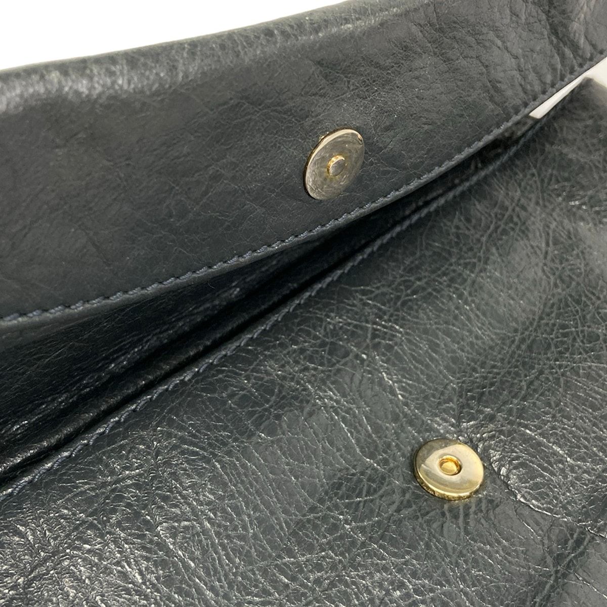 Balenciaga Clutch the Giant Envelope Black Leather — view 9