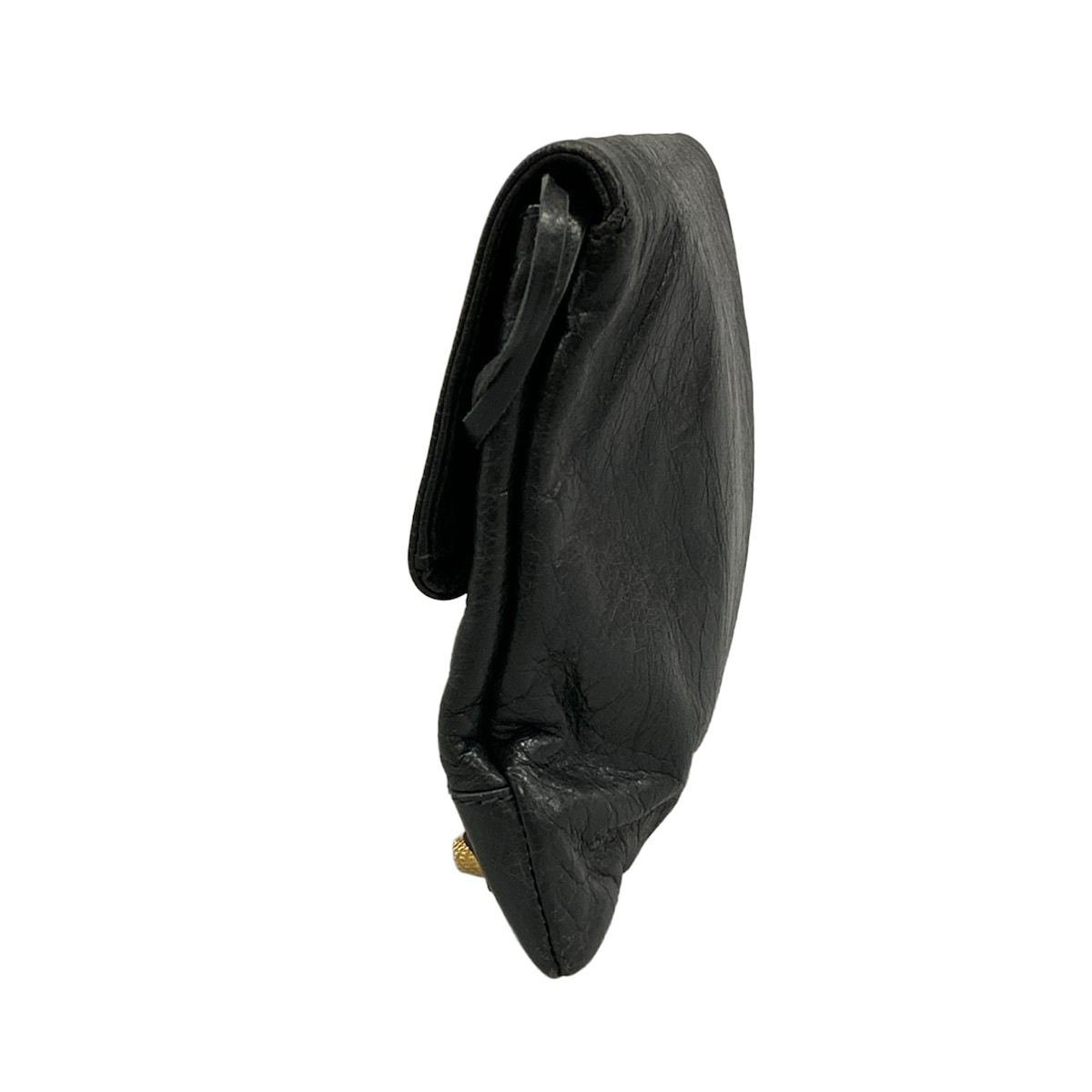 Balenciaga Clutch the Giant Envelope Black Leather — view 2