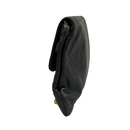 Balenciaga Clutch the Giant Envelope Black Leather — view 2