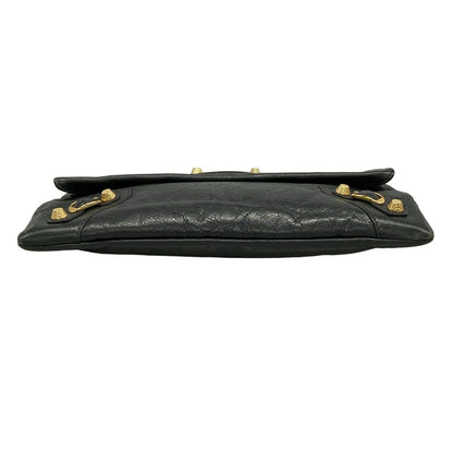 Balenciaga Clutch the Giant Envelope Black Leather — view 5