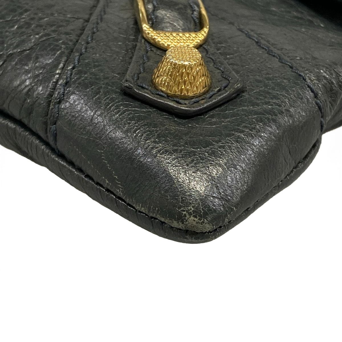 Balenciaga Clutch the Giant Envelope Black Leather — view 6