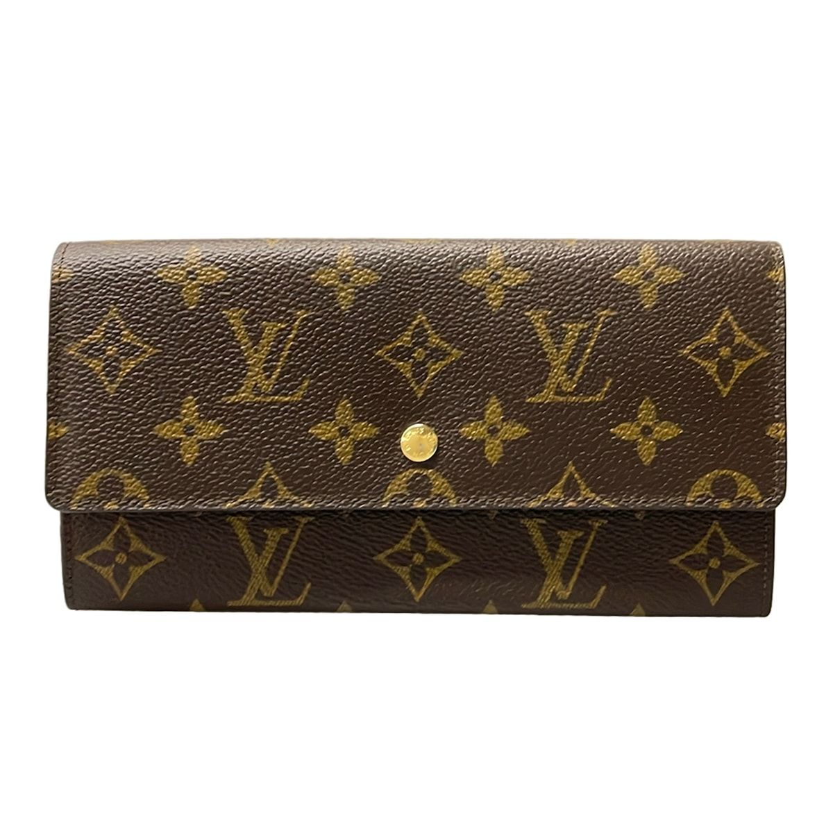 Louis Vuitton Wallet Monogram Pochette Porte Monet Cles Leather