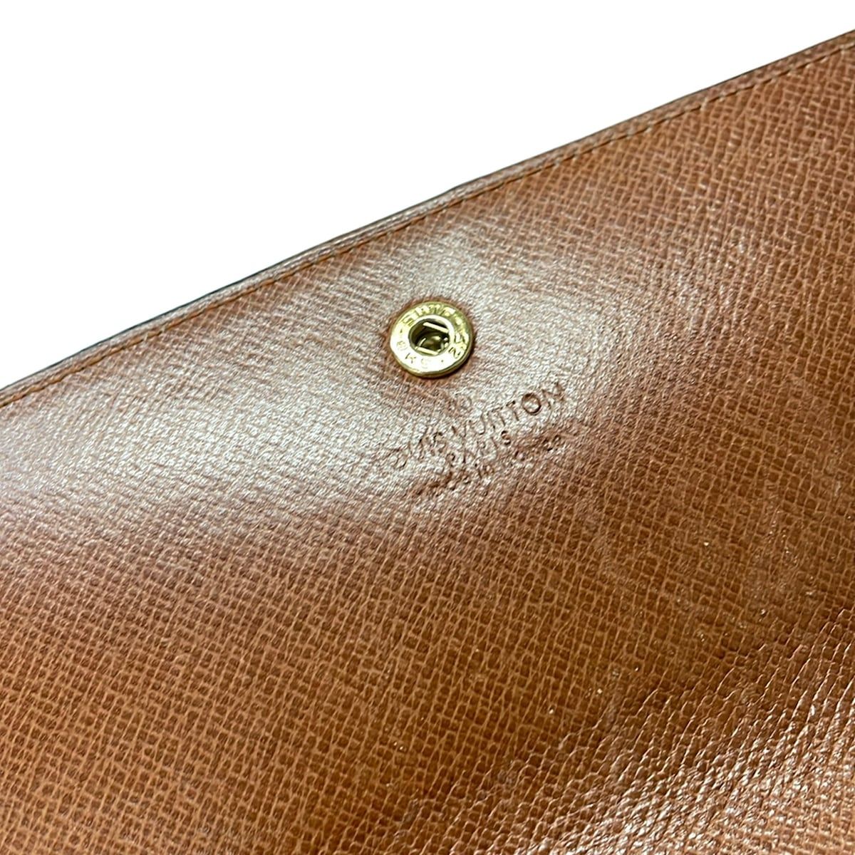 Louis Vuitton Wallet Monogram Pochette Porte Monet Cles Leather — view 5