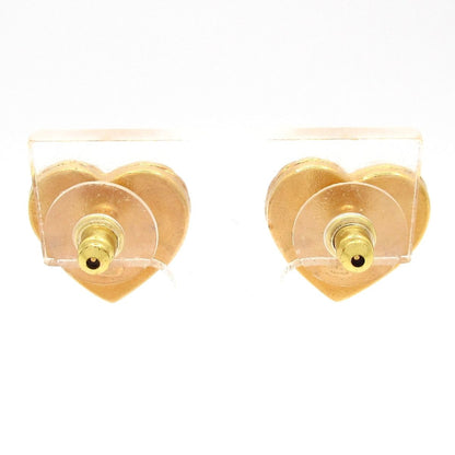 Chanel Earrings CC Logo Navy Gold — view 3
