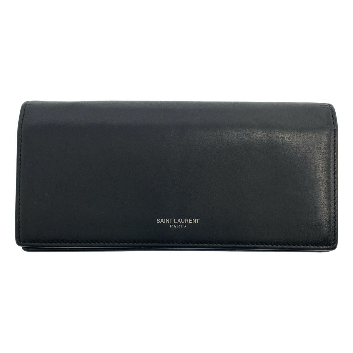 Saint Laurent Paris Leather Wallet Black