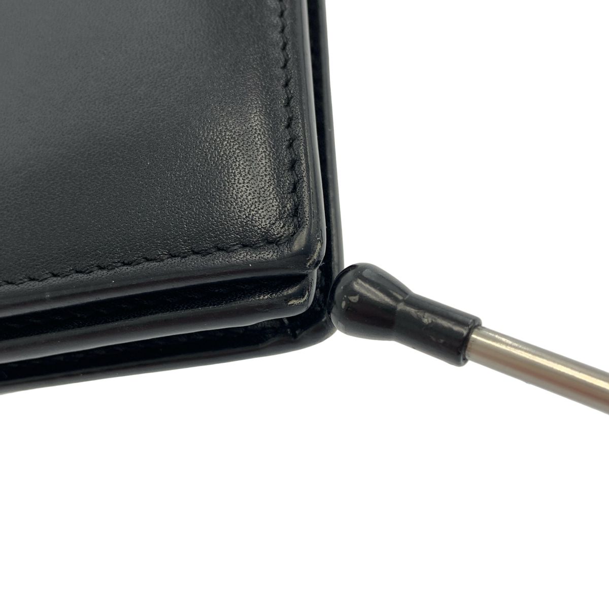 Saint Laurent Paris Leather Wallet Black — view 6