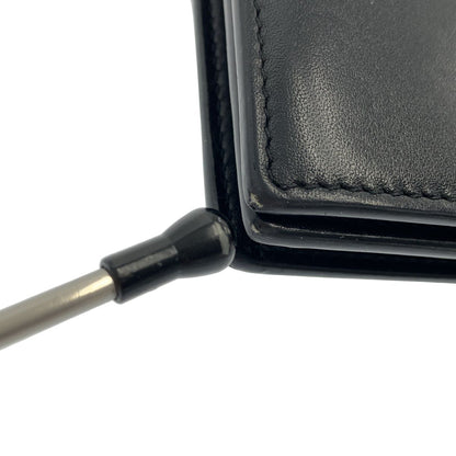Saint Laurent Paris Leather Wallet Black — view 7