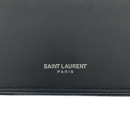Saint Laurent Paris Leather Wallet Black — view 4