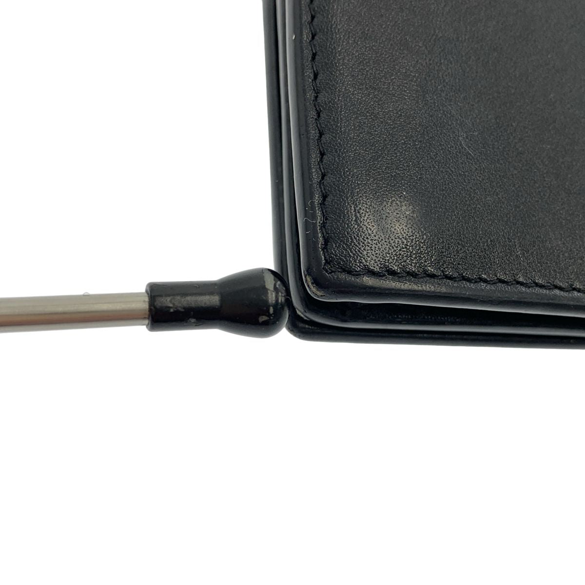 Saint Laurent Paris Leather Wallet Black — view 8