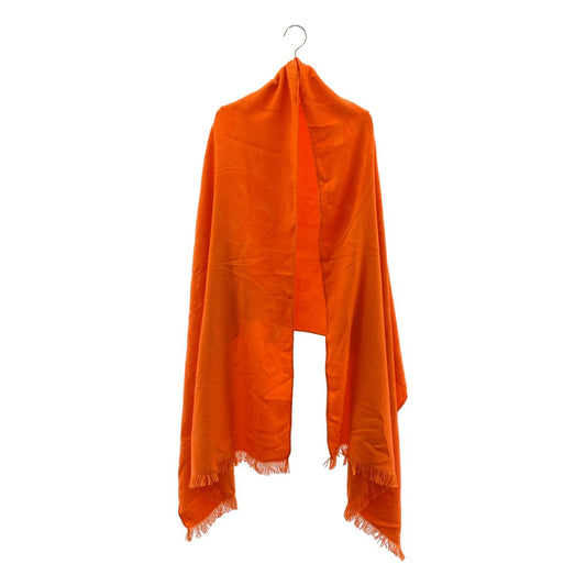 Hermes New Bliss Cashmere Silk Shawl Orange Scarf