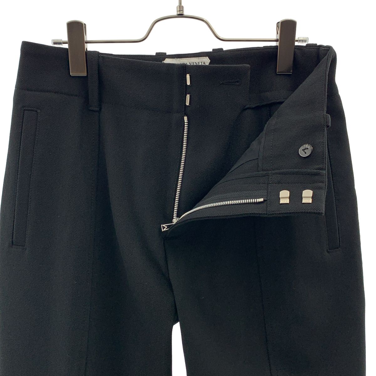 Bottega Veneta Zip Hem Stretch Pants 40 Black — view 4