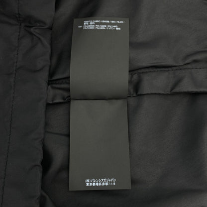 Balenciaga Boxy Wind Breaker Logo Windbreaker Jacket M Black — view 8