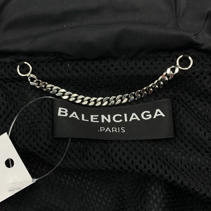 Balenciaga Boxy Wind Breaker Logo Windbreaker Jacket M Black — view 6