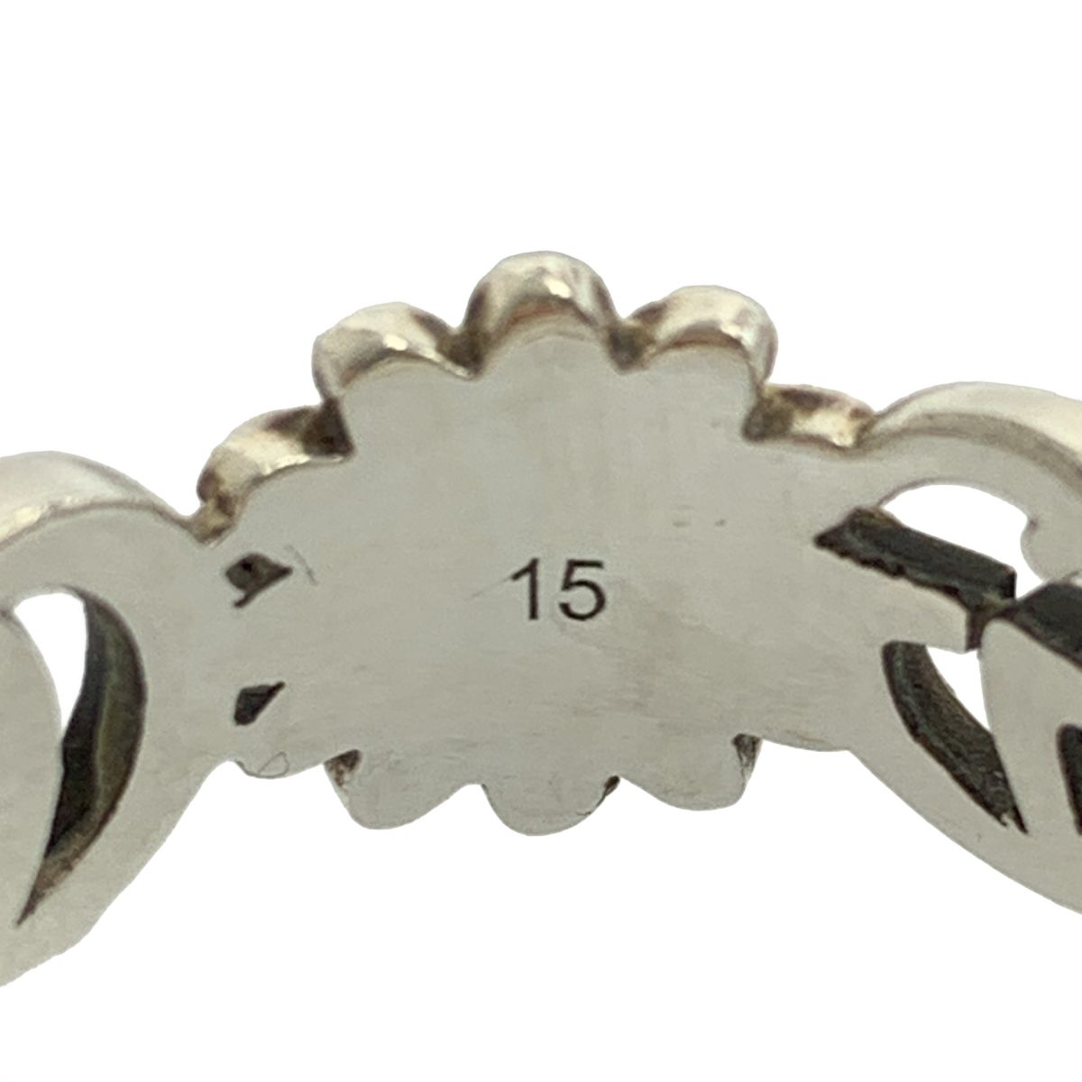 Gucci Marmont Double Mother of Pearl Turquoise Ring Silver — view 7
