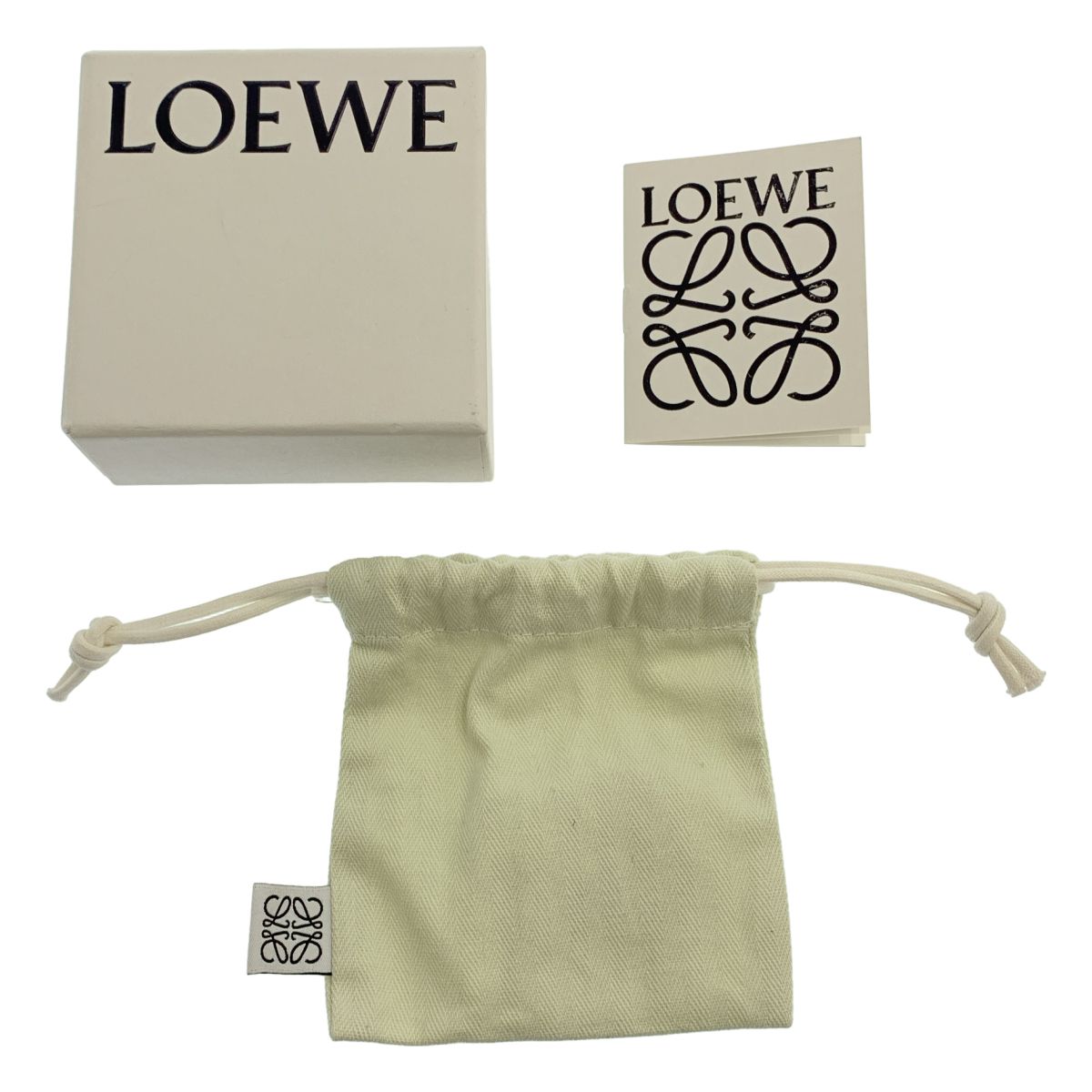 Loewe Metal Anagram Brooch Silver — view 5