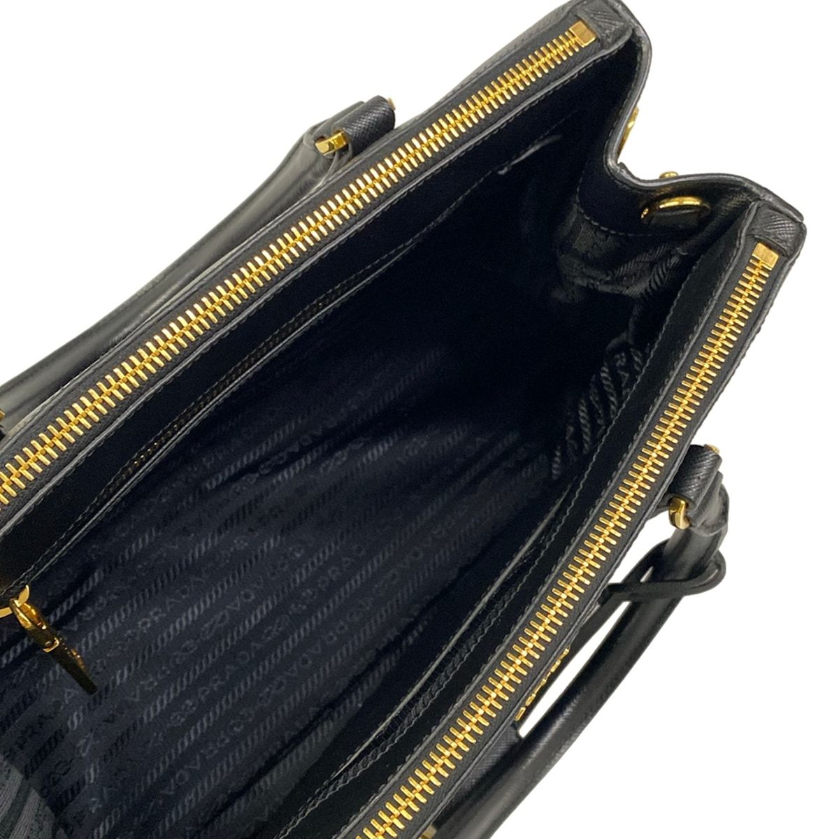 Prada Tote Black Gold — view 7