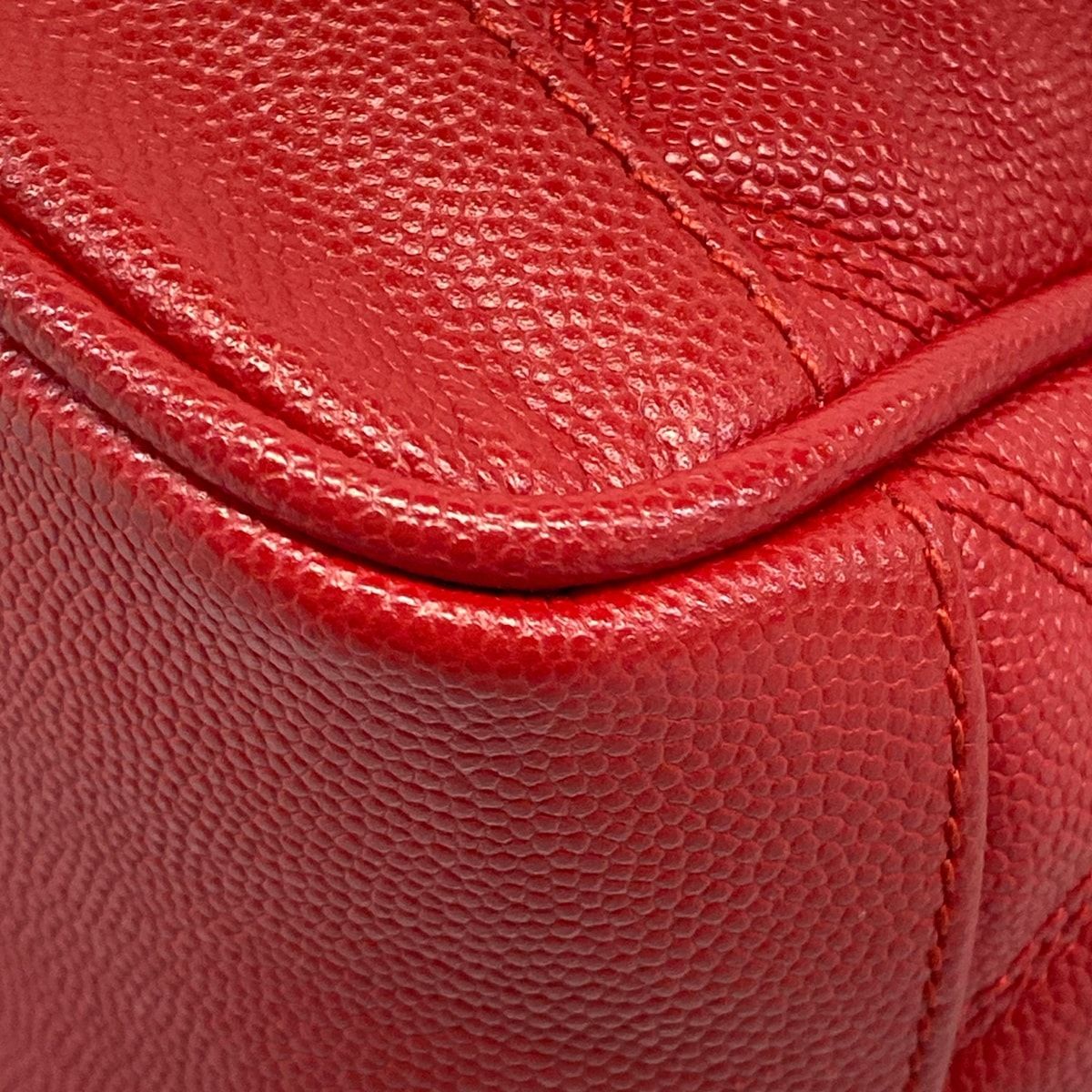 Saint Laurent Paris Shoulder Bag Red Quilted Leather — view 6
