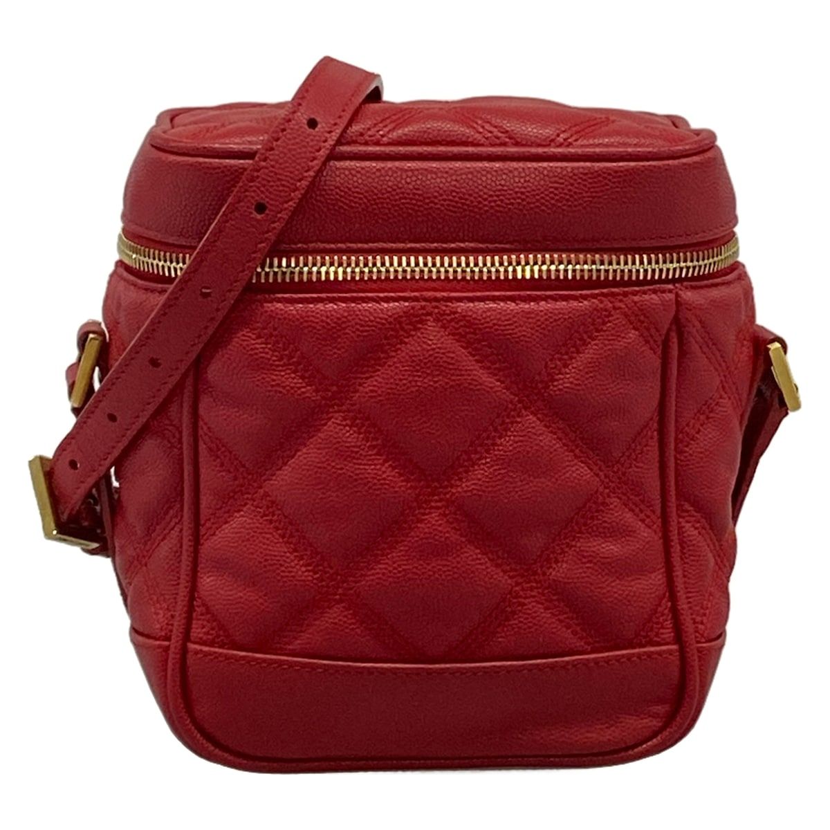 Saint Laurent Paris Shoulder Bag Red Quilted Leather