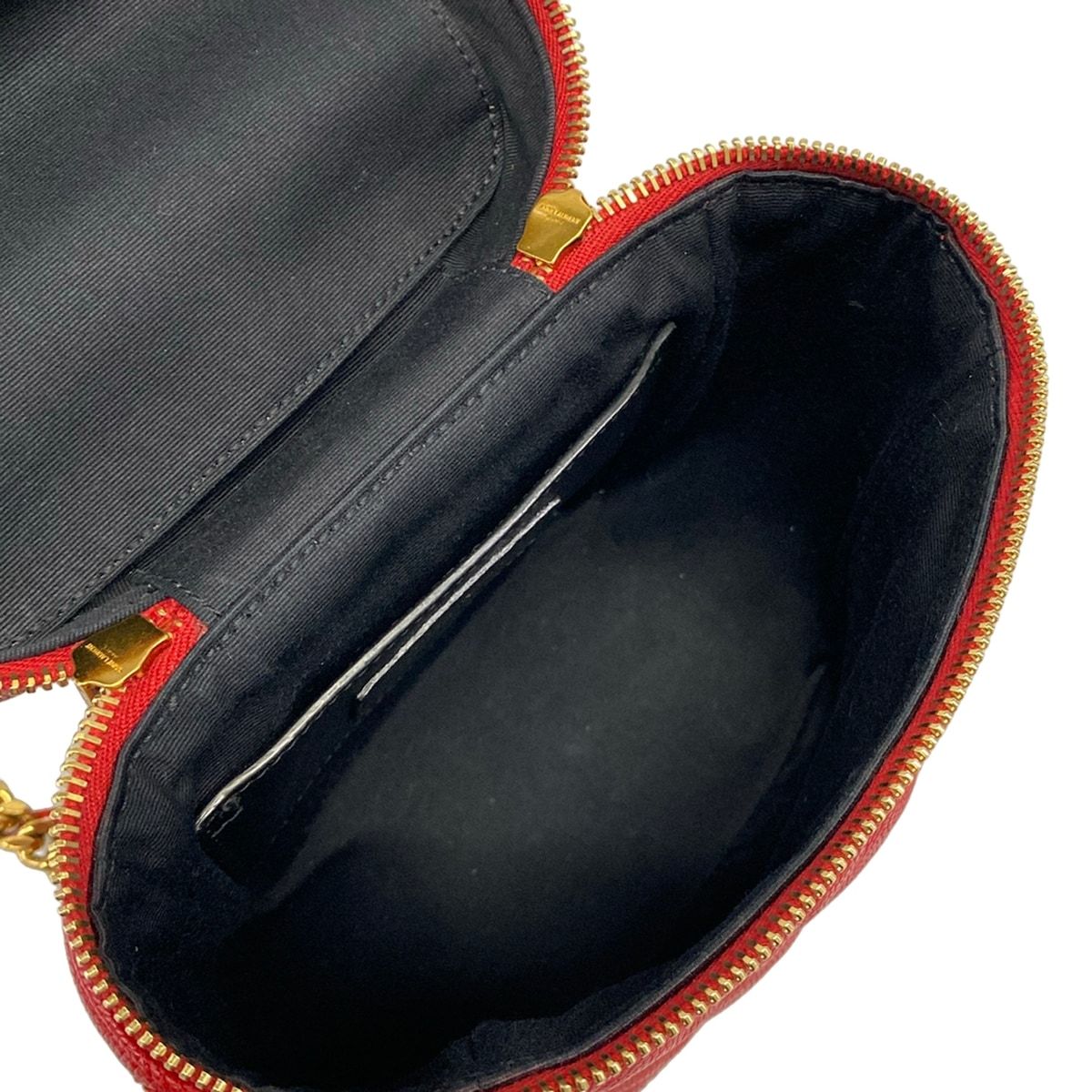 Saint Laurent Paris Shoulder Bag Red Quilted Leather — view 7