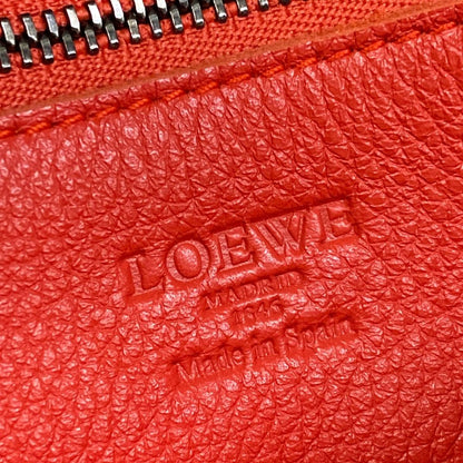 Loewe Handbag Amazona 28 Red Leather — view 8