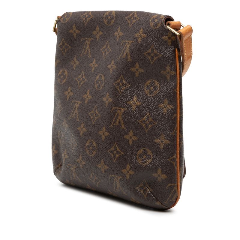 Louis Vuitton Monogram Musette Salsa Short Shoulder Bag Brown Leather — view 2