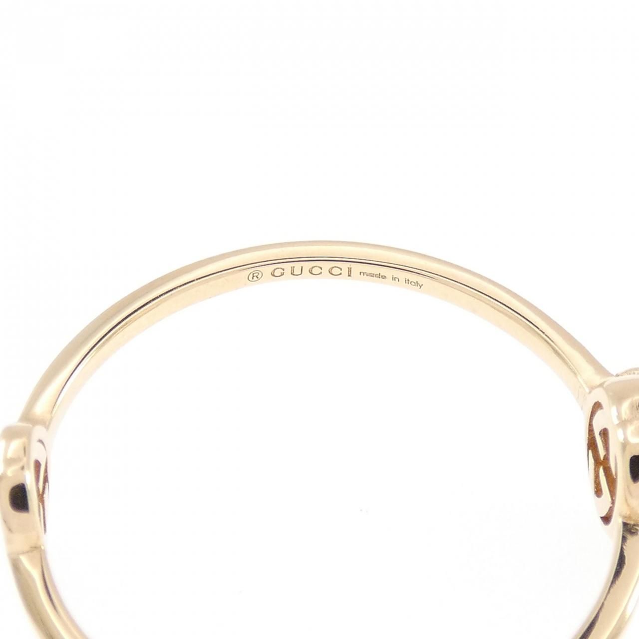 Gucci Interlocking Ring Gold — view 4