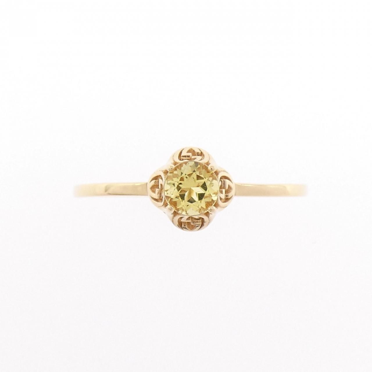 Gucci Interlocking Ring Gold — view 2
