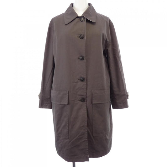 Hermes Button Coat Gray